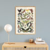 Papillons - Motyle – plakat vintage we wnętrzu