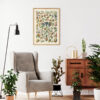 bibliografika-plakat-vintage-owoce-fruit-05 Fruits - Owoce – plakat vintage we wnętrzu