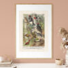 Spechte - Dzięcioły – plakat vintage we wnętrzu